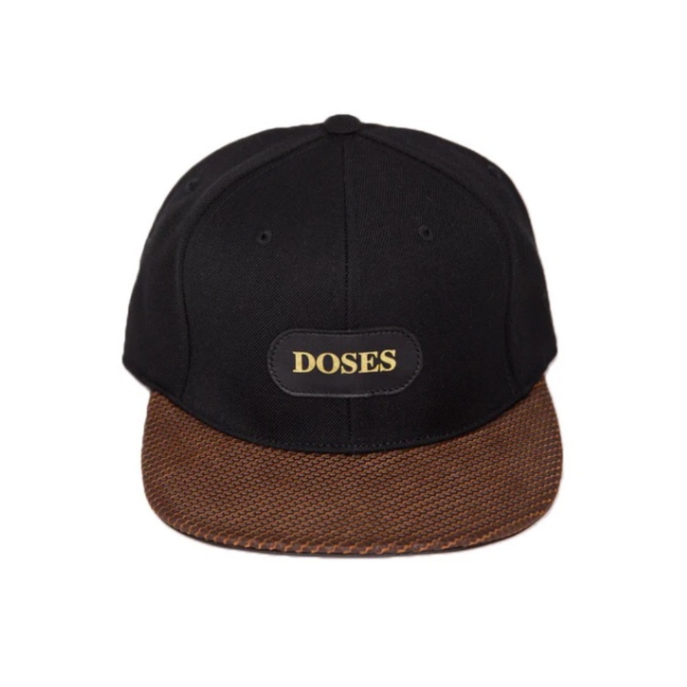 Daily Doses Carbon Leather Strapback